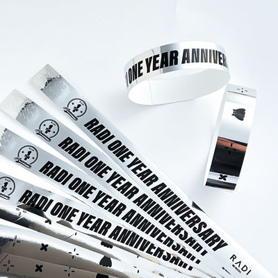 Glitter Party Wristbands Add Some Glam to Your Event with Personalized Holographic Bands