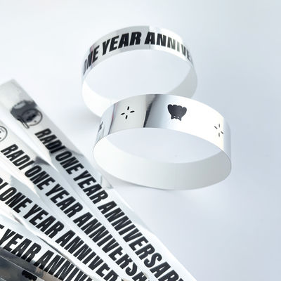 Promote Your Event with Fashionable Holographic Laser Wristbands and Logo Text