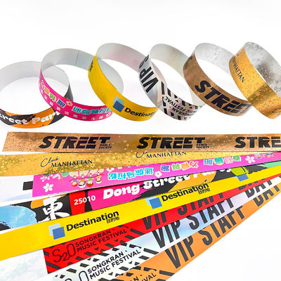 Eye-Catching Glitter Holographic Party Wristbands with Personalized Logo