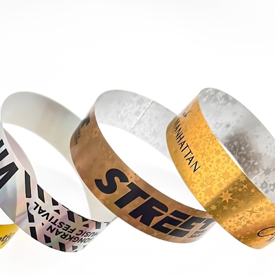 Custom Glitter Party Wristbands for Events Silver Gold Unisex