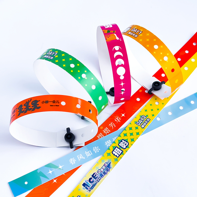 Custom PVC Wristbands for Events Waterproof Personalized Logo