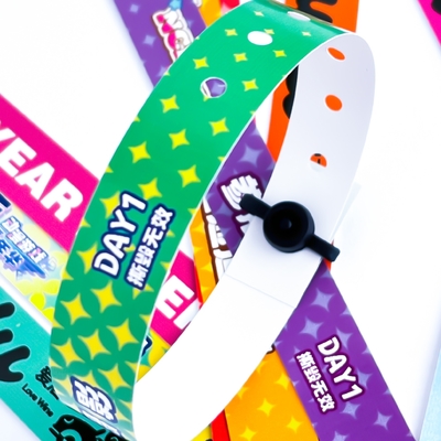 Custom PVC Wristbands for Events Promotions Waterproof