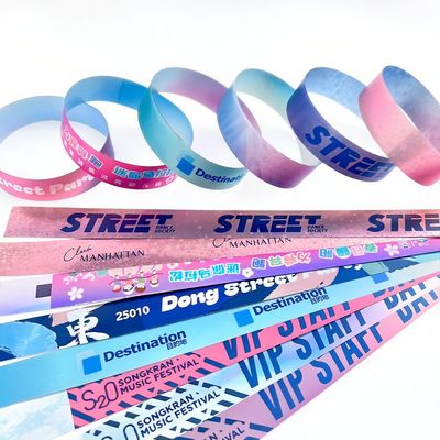 2026 Festival Party Event Glitter Laser Effect Paper Wristbands